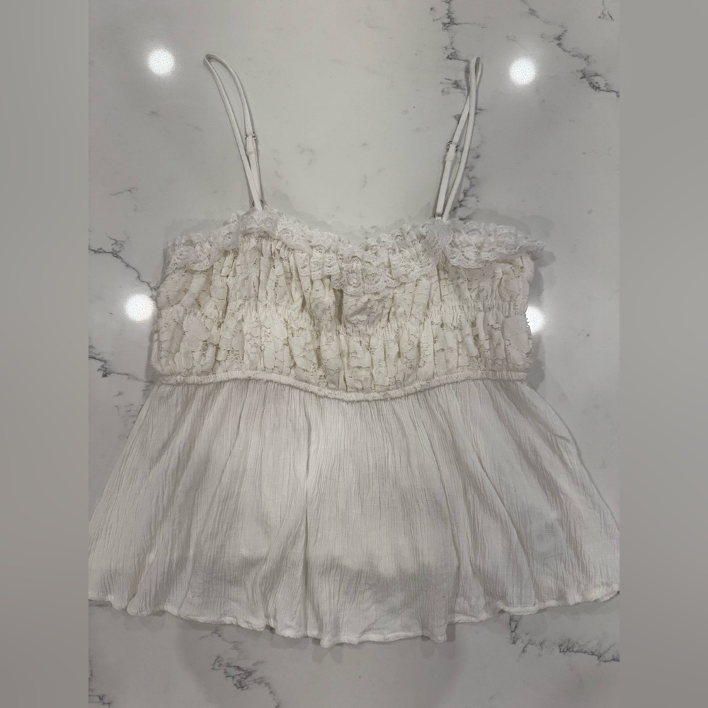 Promesa Lace Detail Tank Top - Size M